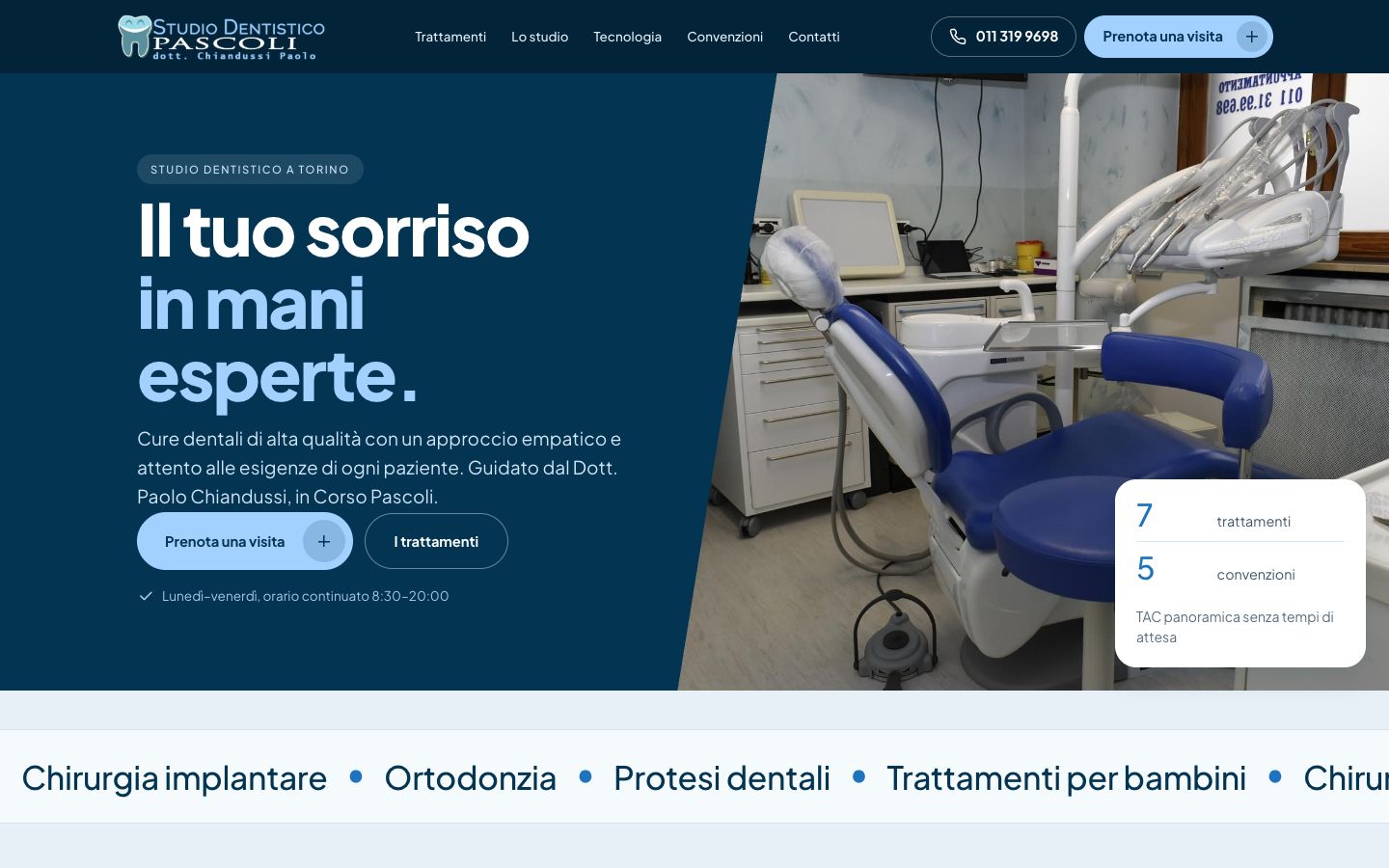 Il nuovo sito