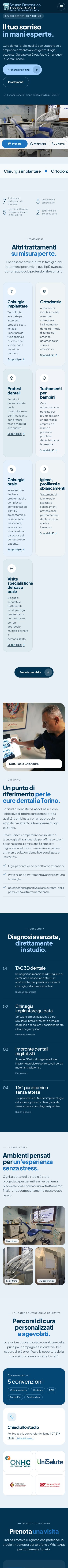 Il nuovo sito su smartphone